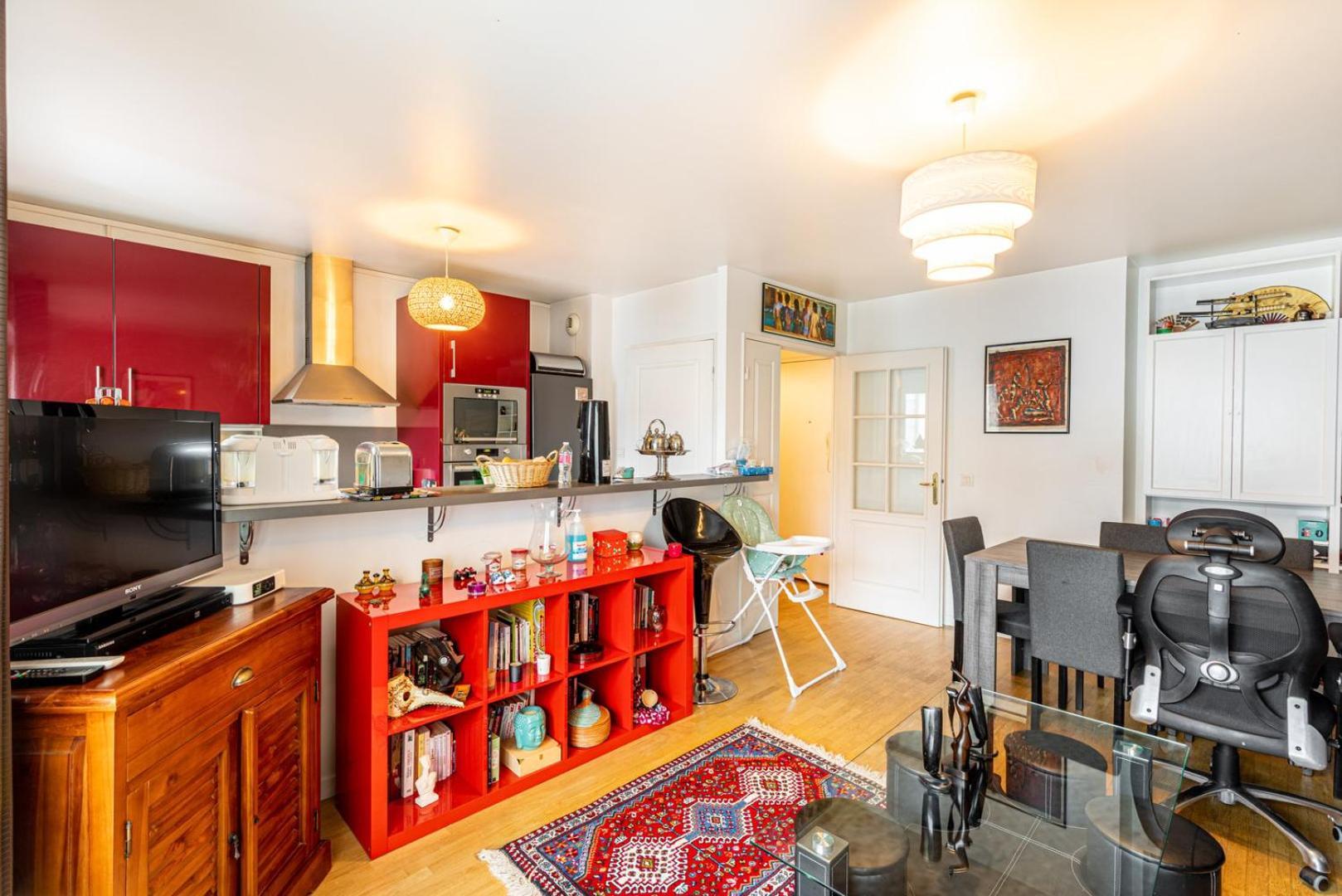 Guestready - Red Letters In Montrouge Apartment Bagian luar foto